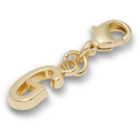 Ciondolo Jibbitz™ con la lettera G dorata