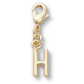 Ciondolo Jibbitz™ con la lettera H dorata