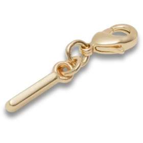 Ciondolo Jibbitz™ con la lettera I in oro