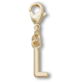 Ciondolo Jibbitz™ con la lettera L dorata