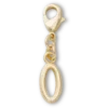 Ciondolo Jibbitz™ con la lettera O dorata