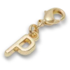 Ciondolo Jibbitz™ con la lettera P dorata