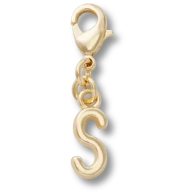 Ciondolo Jibbitz™ con la lettera S dorata