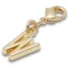 Ciondolo Jibbitz™ con la lettera W dorata