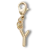 Ciondolo Jibbitz™ con la lettera Y dorata