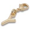 Ciondolo Jibbitz™ con la lettera Y dorata