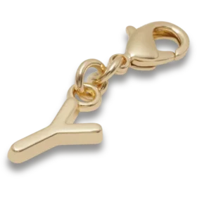Ciondolo Jibbitz™ con la lettera Y dorata