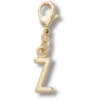 Ciondolo Jibbitz™ con la lettera Z dorata