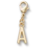 Ciondolo Jibbitz™ con lettera “A” dorata
