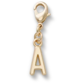 Ciondolo Jibbitz™ con lettera “A” dorata