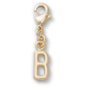 Ciondolo Jibbitz™ con lettera “B” dorata