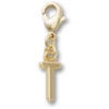 Ciondolo Jibbitz™ con lettera T dorata