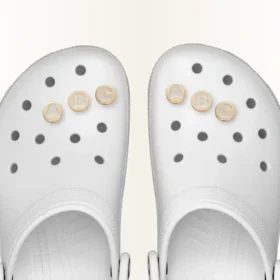 Ciondolo Jibbitz per scarpe con la lettera X dorata