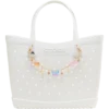 Ciondolo per borsa a catena lunga con farfalla Ciondolo per borsa a catena lunga con farfalla