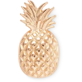 Ciondolo per scarpe Jibbitz™ a forma di ananas dorato