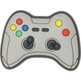 Ciondolo per scarpe Jibbitz™ a forma di controller da gioco grigio