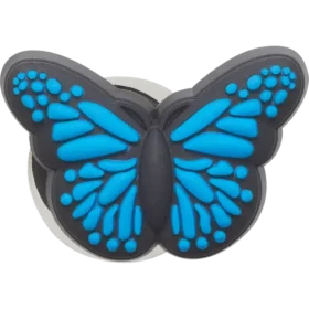 Ciondolo per scarpe Jibbitz™ a forma di farfalla blu Ciondolo per scarpe Jibbitz™ a forma di farfalla blu