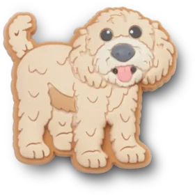 “Ciondolo per scarpe Jibbitz Golden Doodle Puppy”