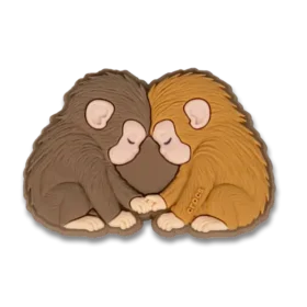 Ciondolo per scarpe Jibbitz “Punch the Monkey and His Bestie”