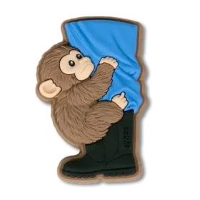 Ciondolo per scarpe Jibbitz “Punch the Monkey & Zookeeper”