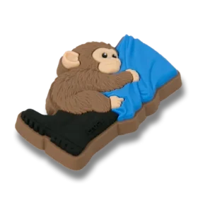 Ciondolo per scarpe Jibbitz “Punch the Monkey & Zookeeper”