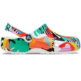 Classic Beach Sandal unisex multicolore e bianchi