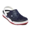 Classic Clog Beach Shoe Blu Bianco