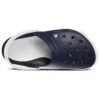 Classic Clog Beach Shoe Blu Bianco