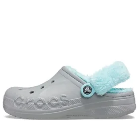 Classic Clog con fodera in pile per stare al caldo “Grigio-blu”