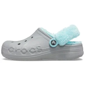 Classic Clog con fodera in pile per stare al caldo “Grigio-blu”