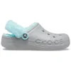 Classic Clog con fodera in pile per stare al caldo “Grigio-blu”
