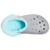 Classic Clog con fodera in pile per stare al caldo “Grigio-blu”