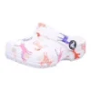 Classic Clog con stampa a personaggi K “Bianco Rosso Blu”