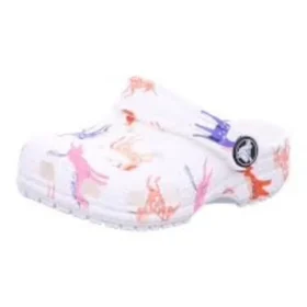 Classic Clog con stampa a personaggi K “Bianco Rosso Blu”