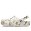 Classic Clog con stampa mimetica da spiaggia “White Camouflage”