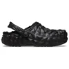Classic Clog foderato con motivo geometrico “Nero”