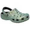 Classic Clog geometrico iridescente “Green”