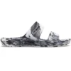 Classic Clog Marble Beach Sports “White Black”