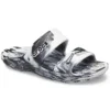 Classic Clog Marble Beach Sports “White Black”
