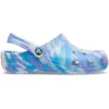 Classic Clog Marble Beach Sports “White Blue”