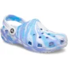 Classic Clog Marble Beach Sports “White Blue”