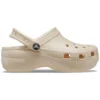 Classic Clog Platform Shimmer “Vanilla”