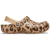 Classic Clog stampato “Leopard Gold”