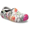 Classic Clog Tie-Dye “Multicolore Nero”