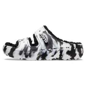 Classic Cozzzy Marbled Sandali “Black White”