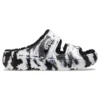 Classic Cozzzy Marbled Sandali “Black White”