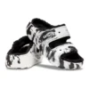 Classic Cozzzy Marbled Sandali “Black White”