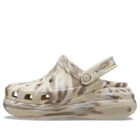 Classic Crush Clog marmorizzato “Bone Multi”