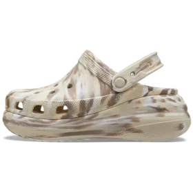 Classic Crush Clog marmorizzato “Bone Multi”