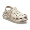 Classic Crush Clog marmorizzato “Bone Multi”